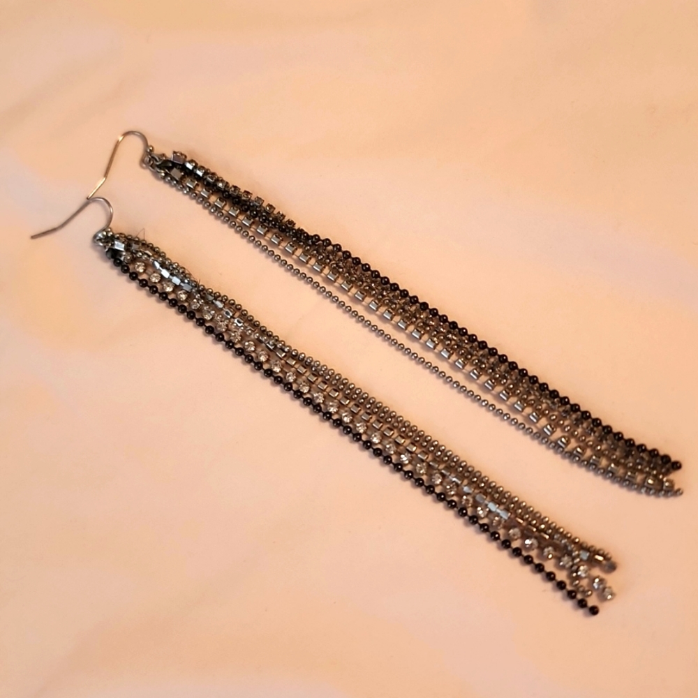 Beautiful silver earrings